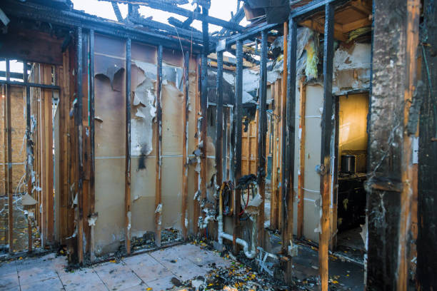 Professional Fire Damage Assessment technician working in West Falls Church, VA